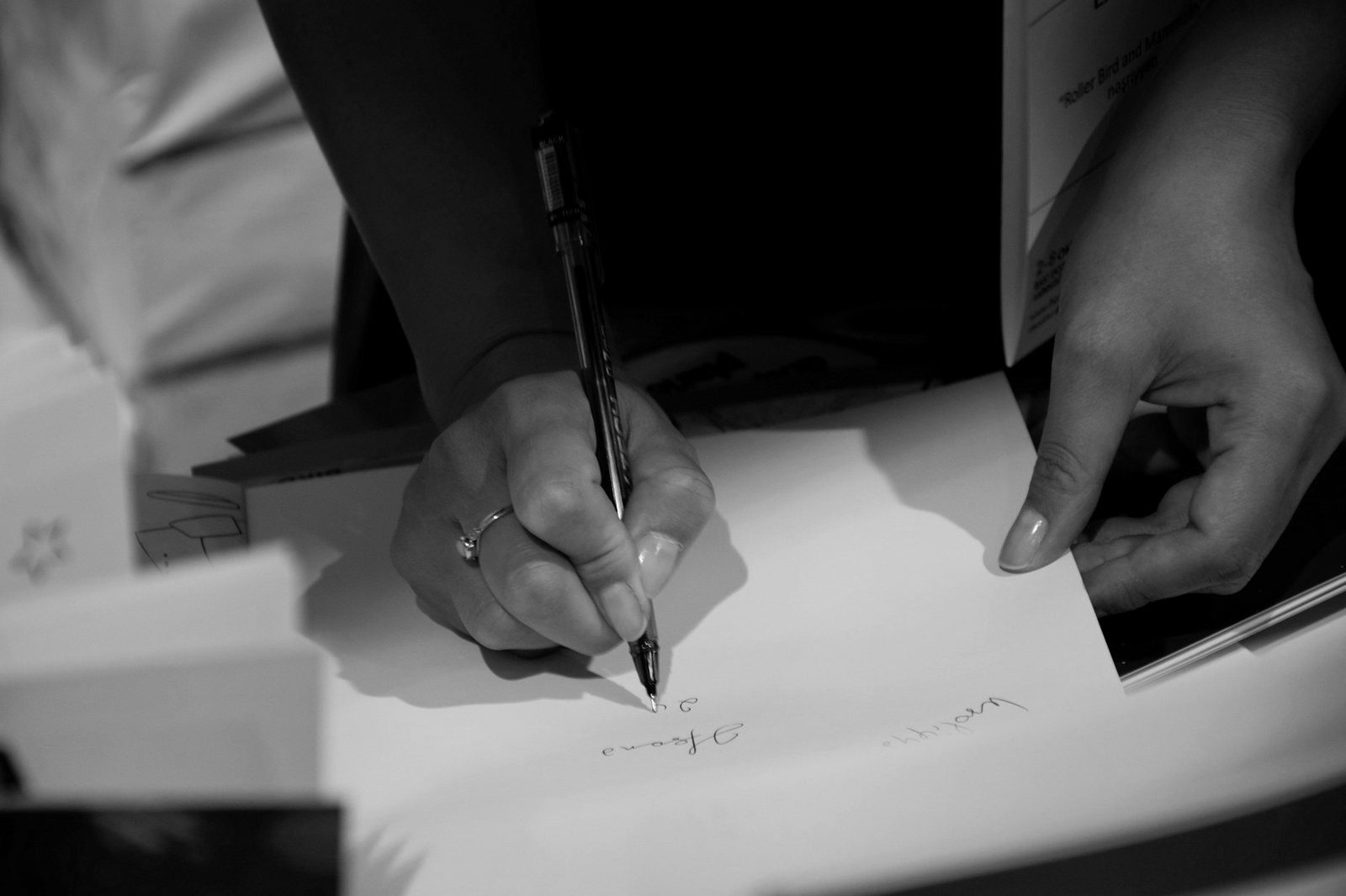 Deed cancellation suit Bangladesh — signature and thumb impression on a land document under scrutiny
