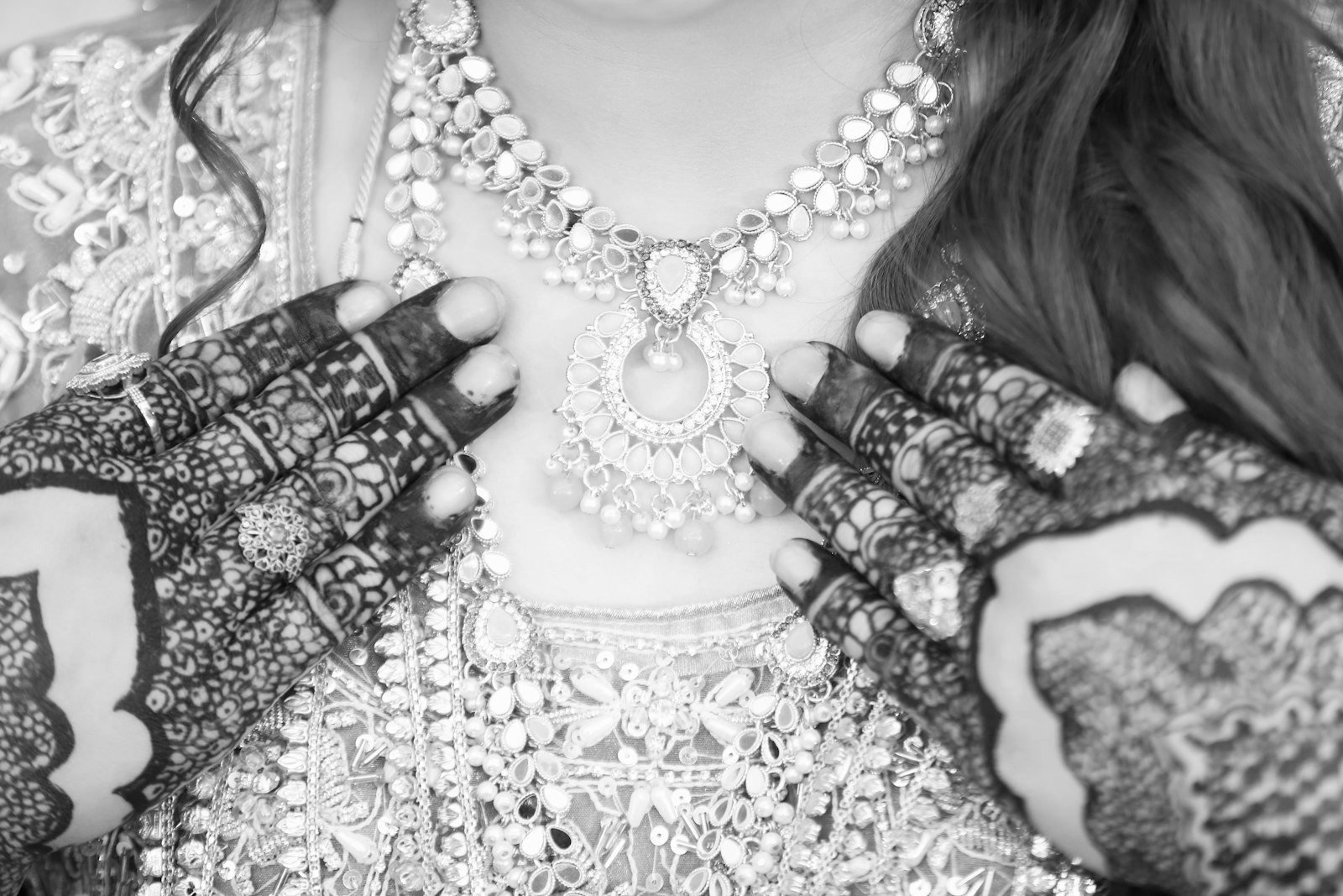 Dowry law in Bangladesh — bride's hands with wedding jewellery and gifts