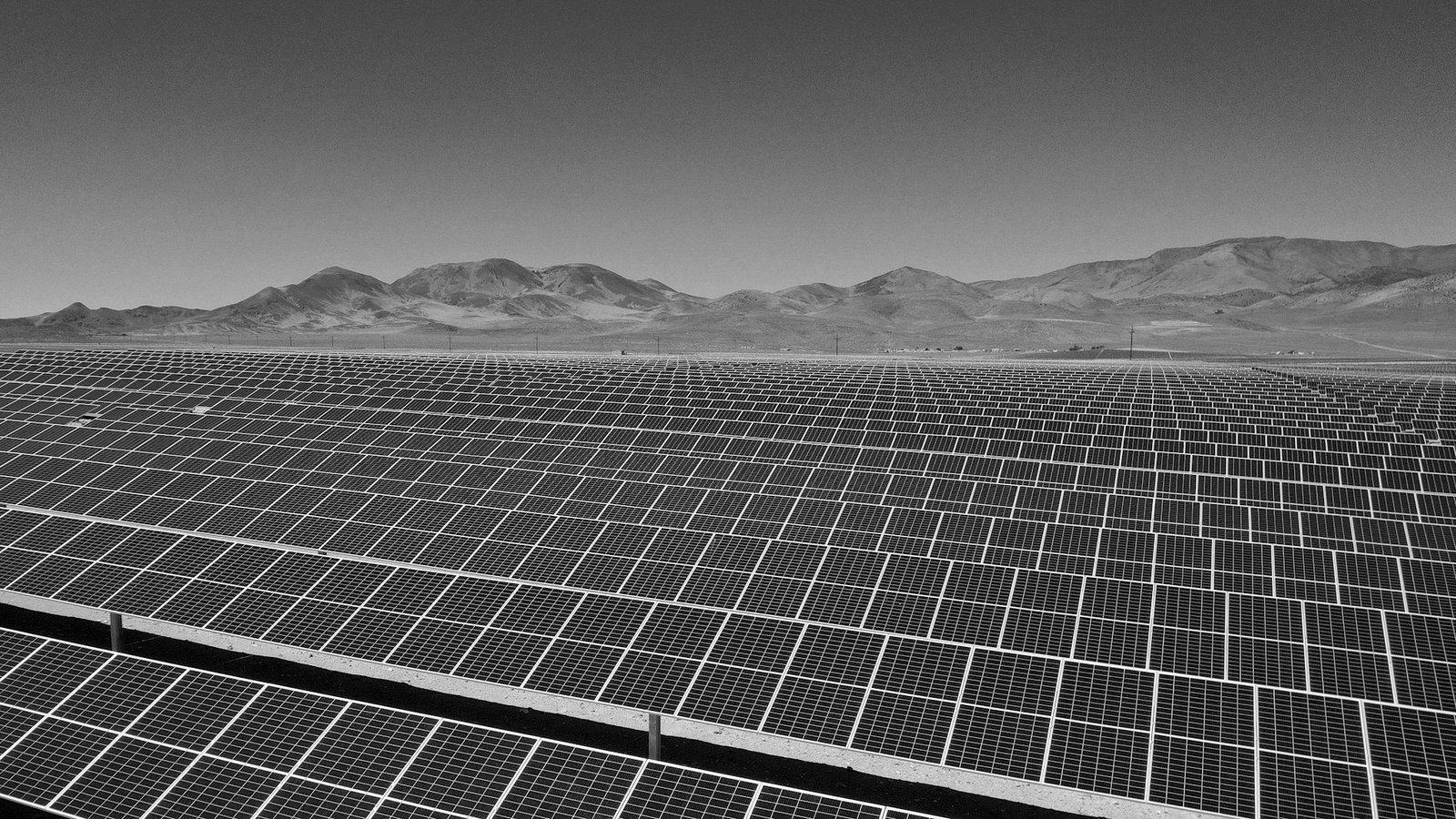 Energy transition Bangladesh — utility-scale solar panels on a ground-mounted array