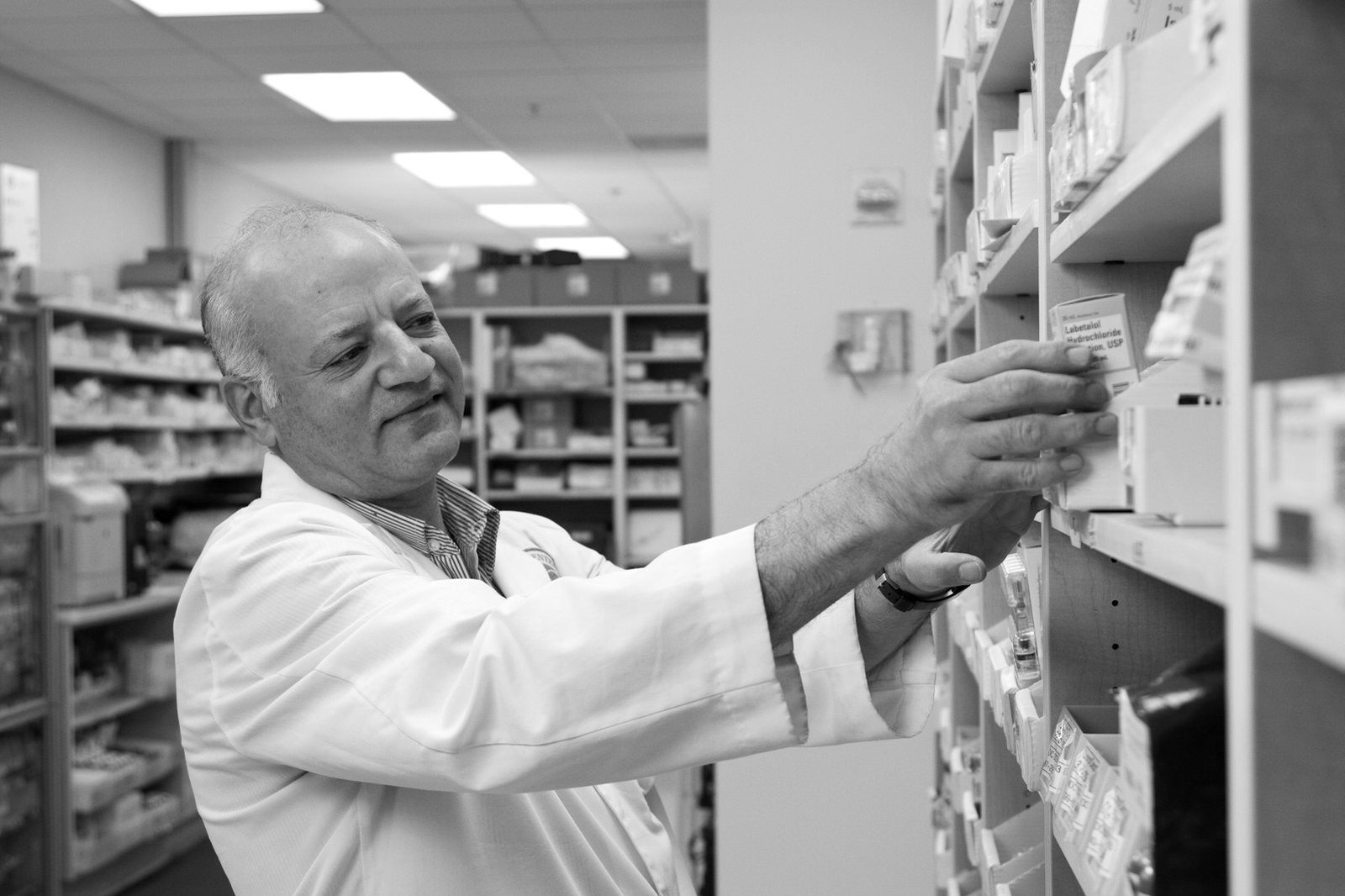 Health app regulation in Bangladesh — prescription medicines on a pharmacy shelf