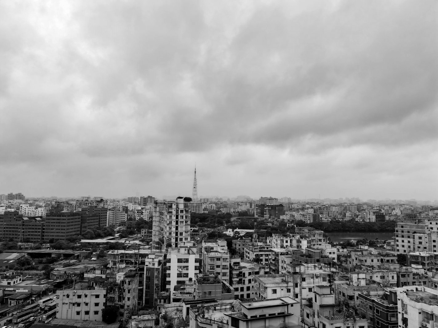 Inversión extranjera en Bangladesh — vista de Dhaka, centro financiero del país