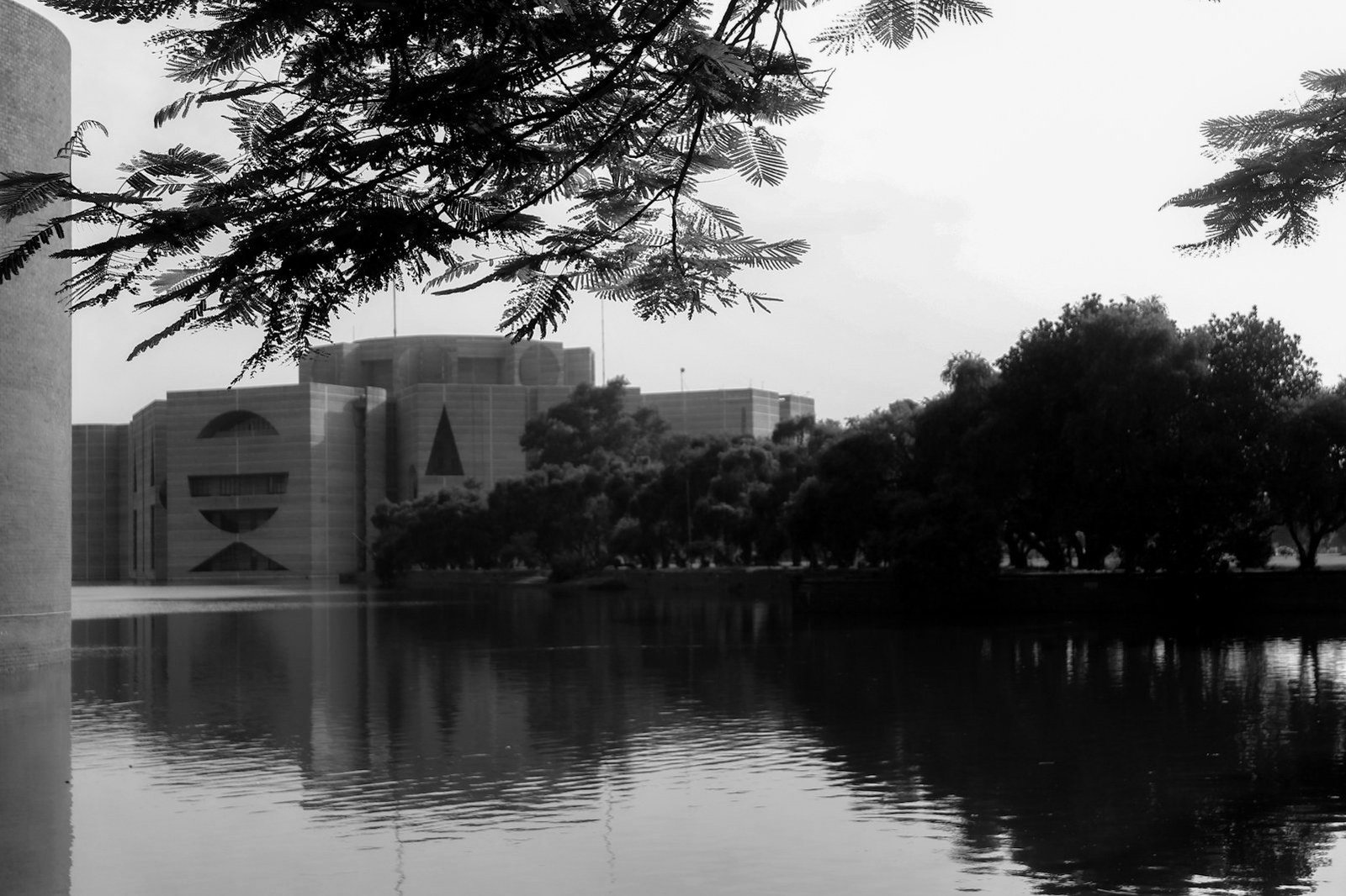 July National Charter — Jatiya Sangsad parliament building in Dhaka