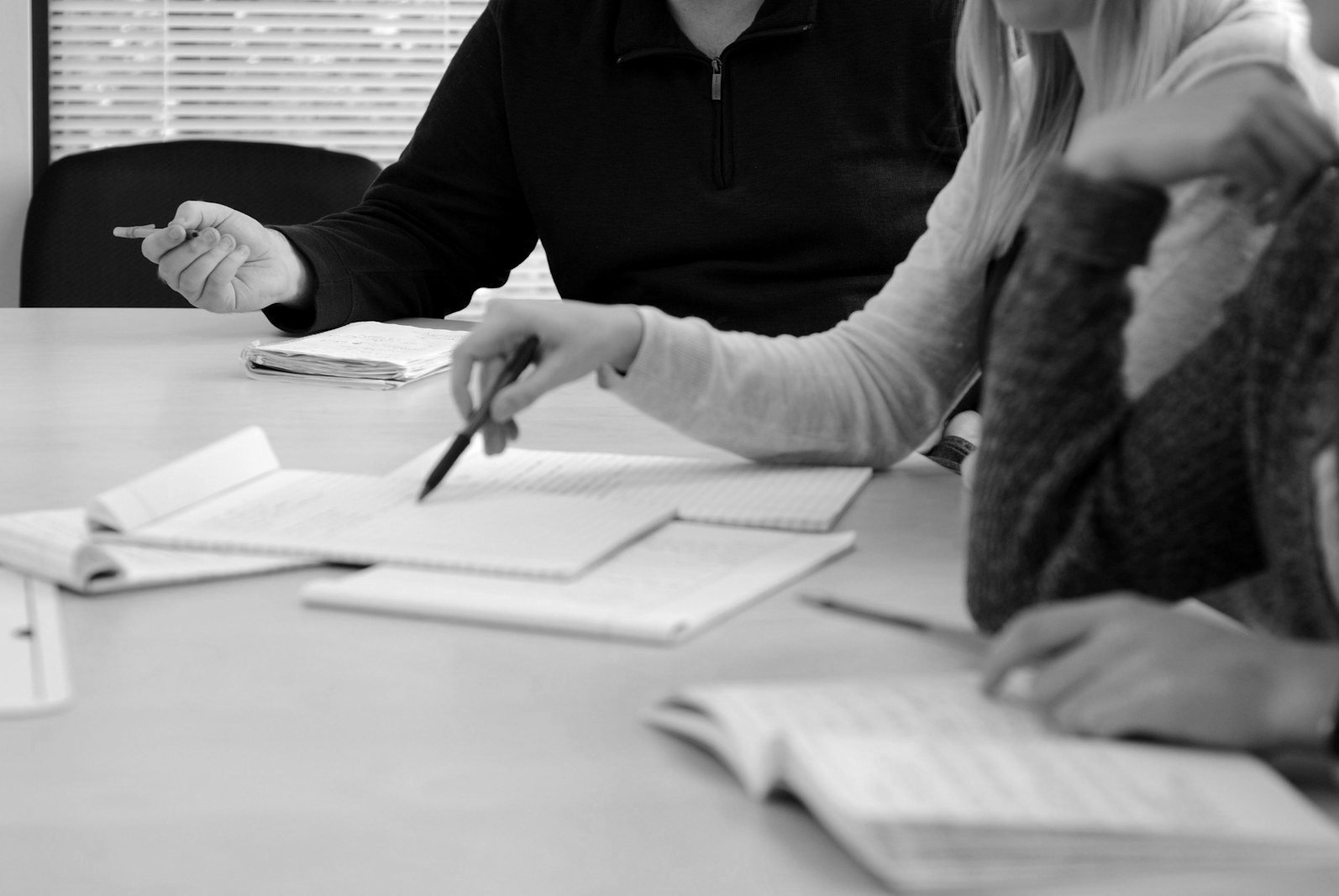 Labour court Bangladesh — employer and counsel reviewing a disciplinary inquiry file