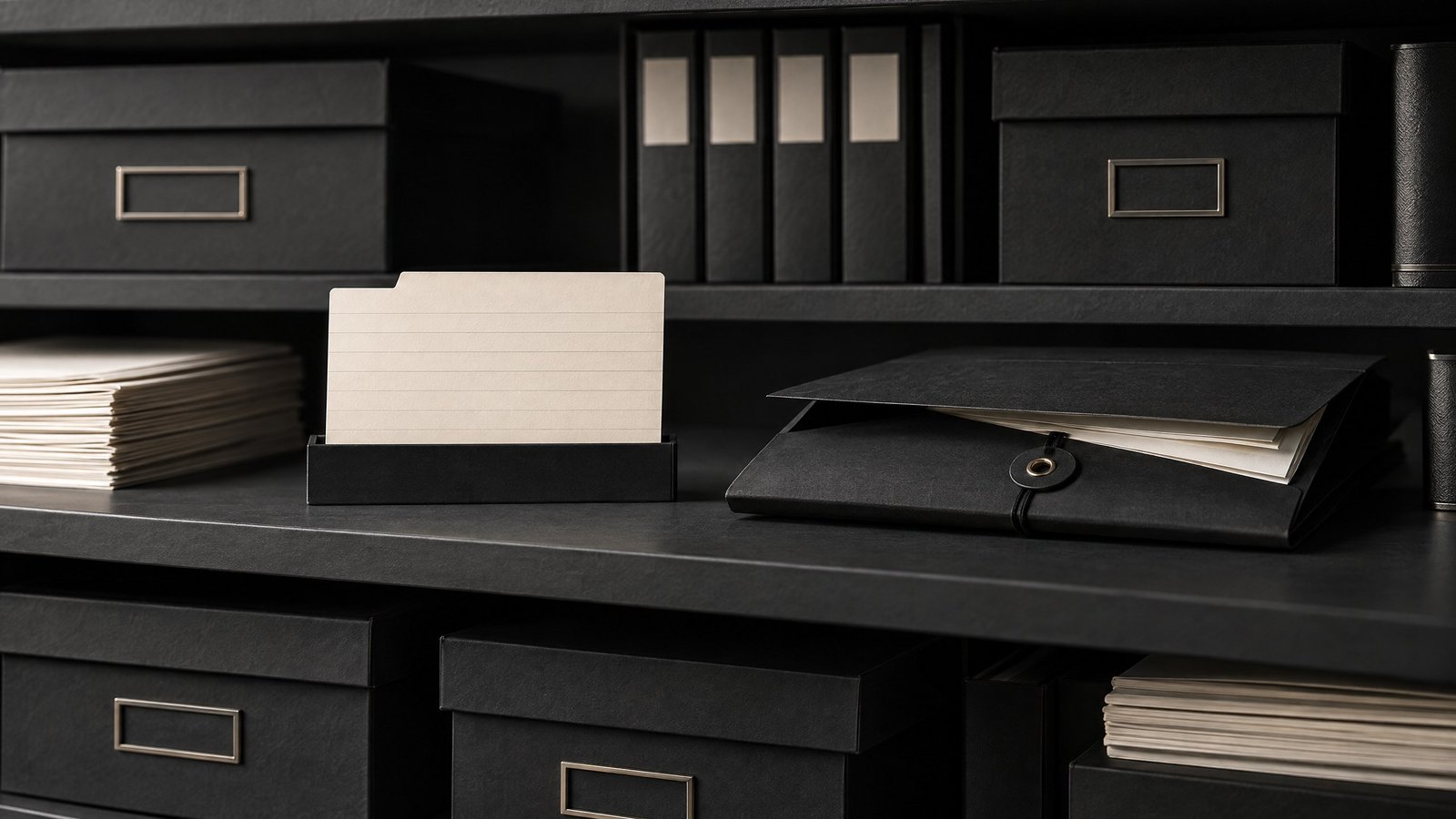 Ordered legal-notice records in a dark archival document system.
