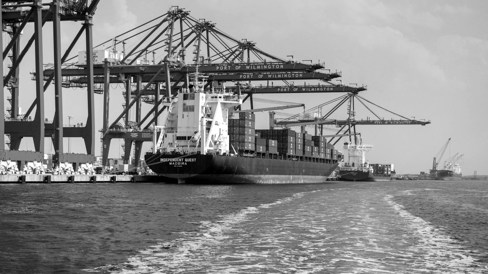 Marine insurance claim Bangladesh — container ship and cargo at a busy South Asian port