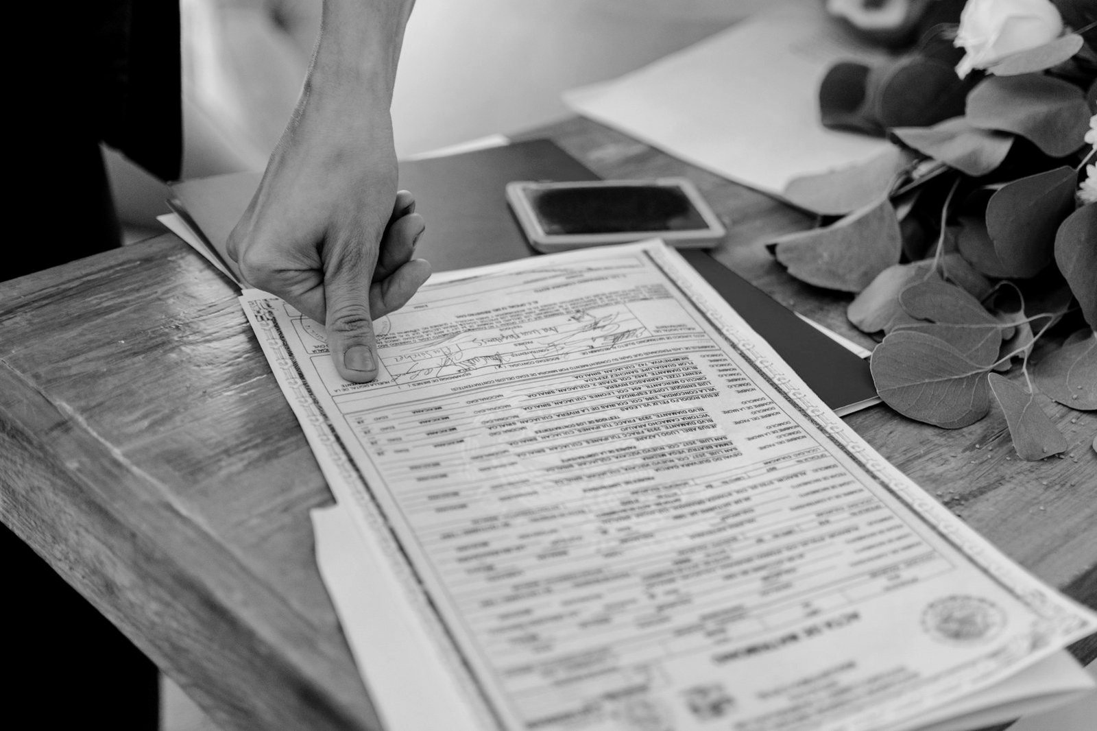 Marriage registration Bangladesh — signing the marriage register in front of witnesses