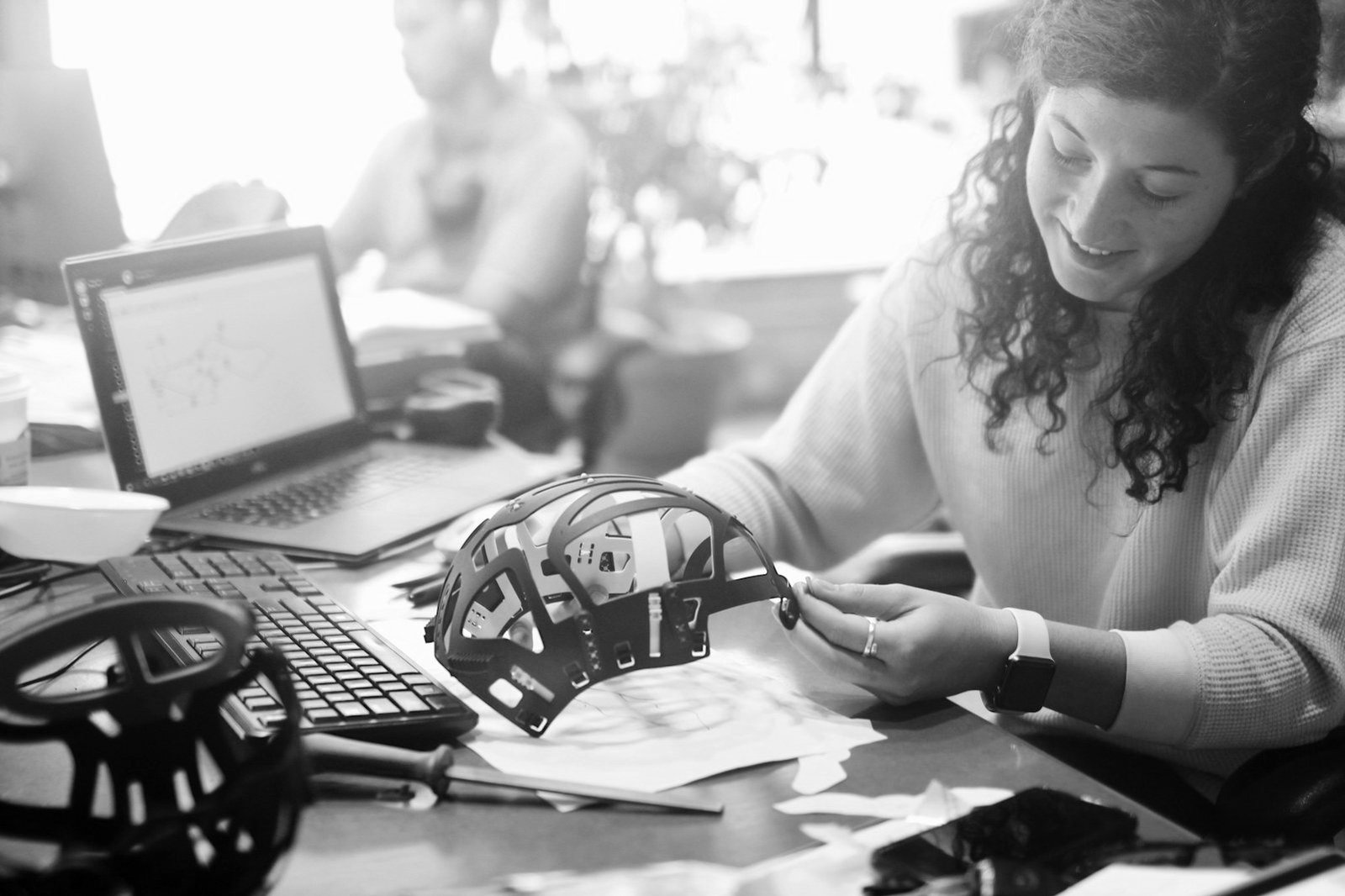Patent registration Bangladesh — inventor reviewing technical drawings before filing an application