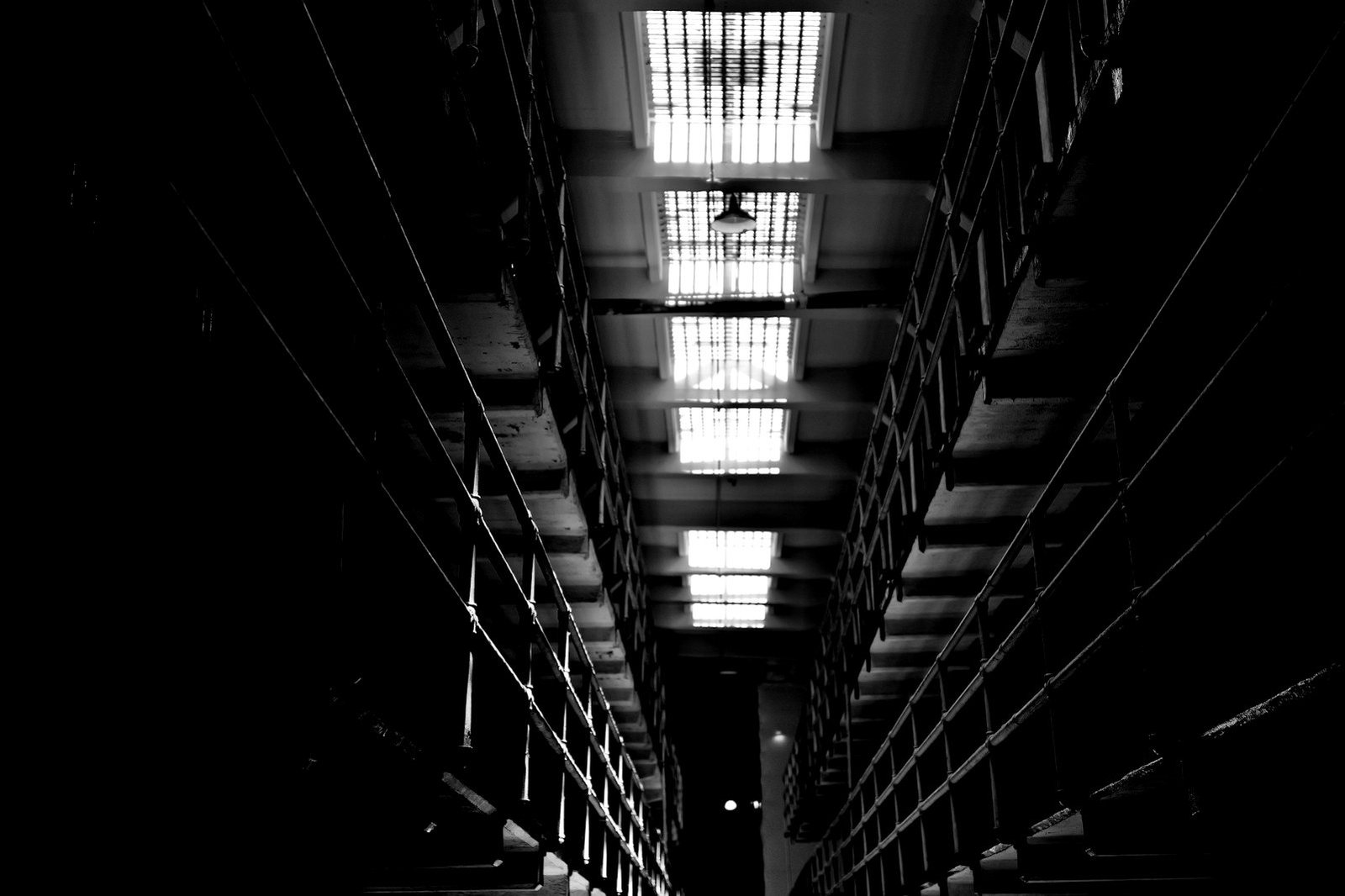 Prisoners rights writ — prison corridor and cell doors in a Bangladeshi jail