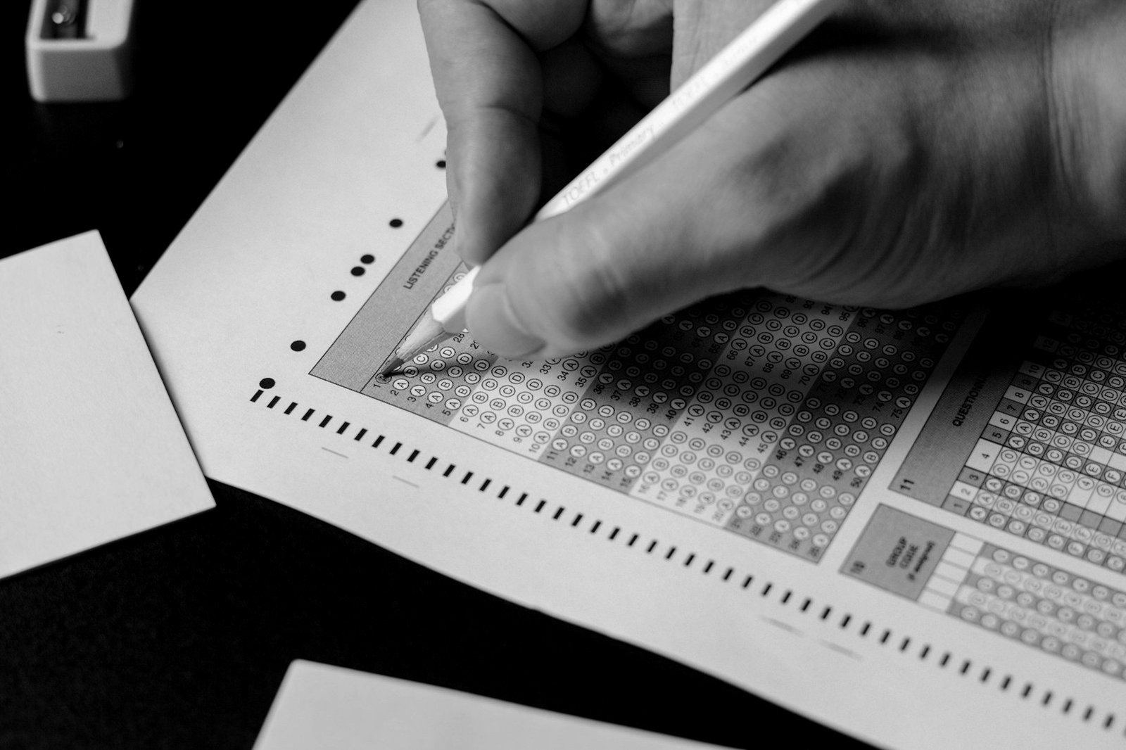 Recruitment exam writ in Bangladesh — candidates sitting a public service examination