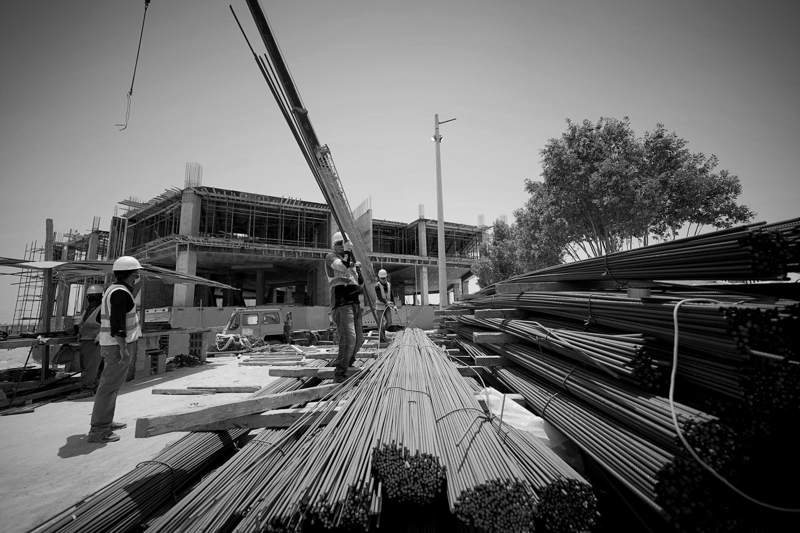REIT regulations Bangladesh — construction site illustrating the development scheme and its limits