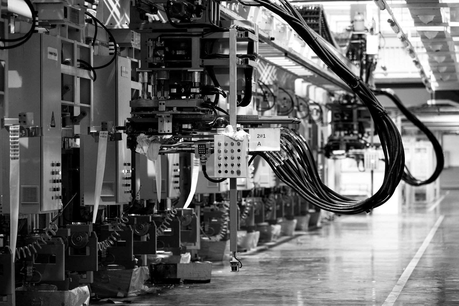 Relocating a factory in Bangladesh — industrial machinery being prepared for transfer to an economic zone