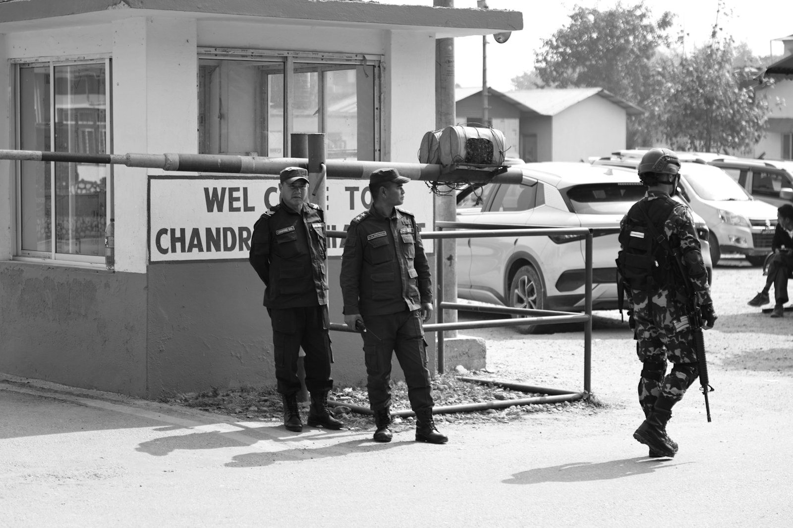 Traffic laws Bangladesh — traffic police officer checking a driver's documents